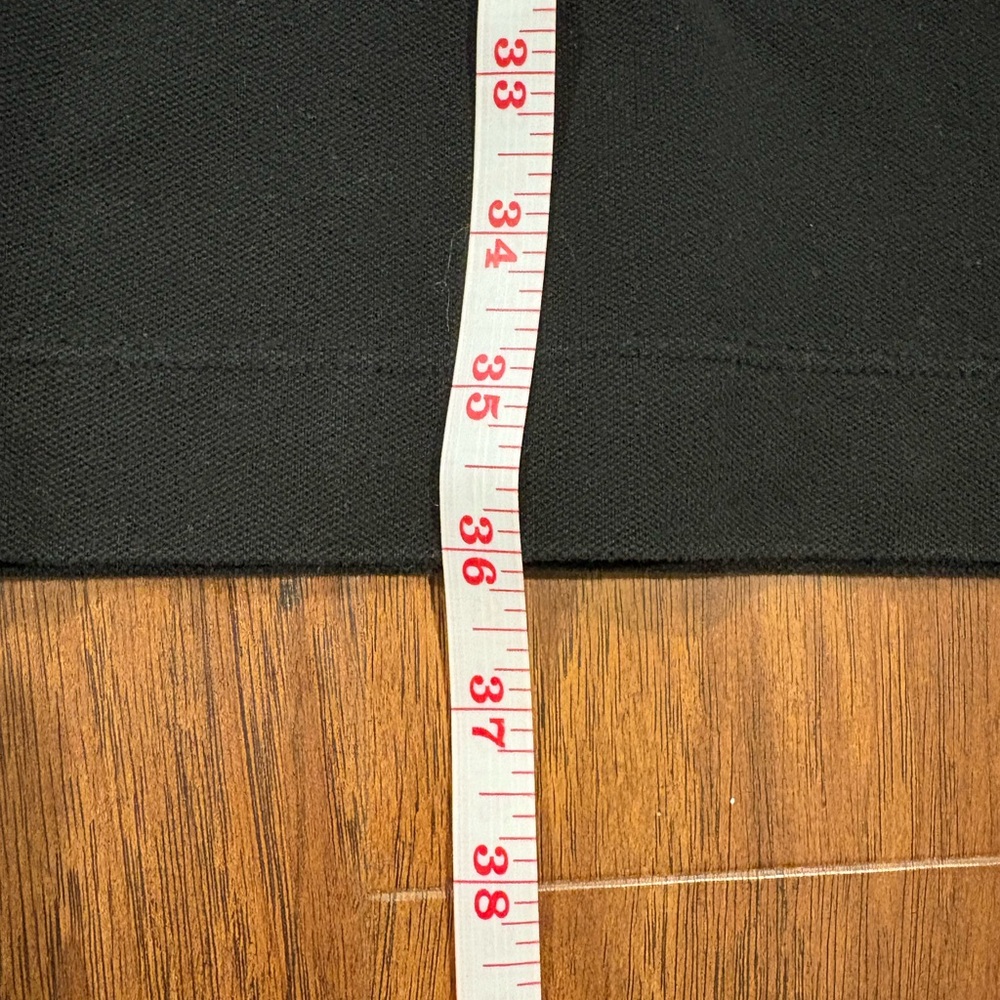 Lacoste Black Polo Mini Dress Casual Short Sleeve - Picture 6 of 8